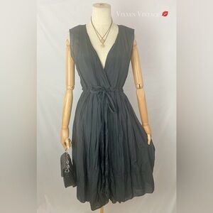CP Shades Black Midi Dress